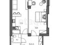 2-комнатная квартира · 51.8 м² · 12/16 этаж, проспект Байдибек би 127/7 — Бәйдібек би проспекті мен Абылай хан проспекитісі қиылысы за 32 млн ₸ в Шымкенте, Абайский р-н — фото 2