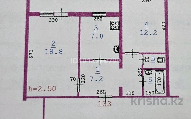 2-бөлмелі пәтер · 49.8 м² · 6/10 қабат, мкр 11, бағасы: 15.5 млн ₸ в Актобе — фото 2