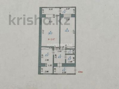 2-комнатная квартира · 55 м² · 7/9 этаж, 27-й мкр, 27-ш/а. 52 за 12.1 млн 〒 в Актау