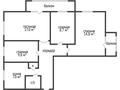 4-бөлмелі пәтер · 74.6 м² · 4/9 қабат, 50 лет Октября, бағасы: 26 млн ₸ в Рудном — фото 2