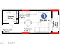 1-комнатная квартира · 30 м² · 9/14 этаж, Толе би 28/1 за 23.2 млн ₸ в Астане, Нура р-н — фото 4