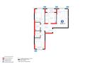 3-бөлмелі пәтер · 94 м² · 1/9 қабат, Рыскулова, бағасы: 57.5 млн ₸ в Шымкенте, Аль-Фарабийский р-н