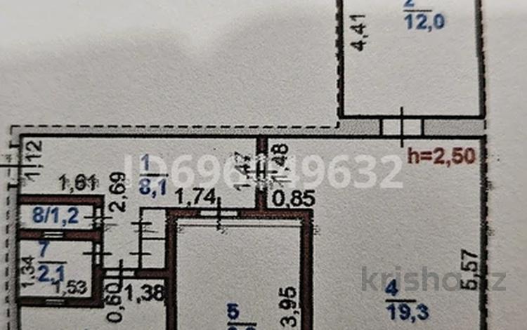 3-бөлмелі пәтер · 60.9 м² · 5/9 қабат, Корчагина 92 — Рынок Бак-Бак, бағасы: 15.5 млн ₸ в Рудном — фото 3