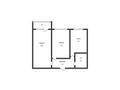 2-бөлмелі пәтер · 44 м² · 6/6 қабат, Парковая улица 2а, бағасы: 11.5 млн ₸ в Рудном — фото 17