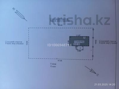 Отдельный дом · 2 комнаты · 60 м² · 8 сот., Монтаева 3а — Магазга ағайын за 40 млн 〒 в Туздыбастау (Калинино)