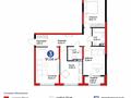 3-бөлмелі пәтер · 91.1 м² · 5/6 қабат, Тараз 8/1, бағасы: 65 млн ₸ в Алматы, Турксибский р-н