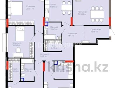 5-комнатная квартира · 185 м² · 5/9 этаж, Турар Рыскулов 3 за 183 млн 〒 в Астане, Есильский р-н