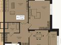 2-бөлмелі пәтер · 72.2 м², Кошкарбаева 1/6, бағасы: 64.5 млн ₸ в Астане, Алматы р-н