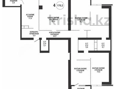 4-комнатная квартира · 171 м² · 12/33 этаж, Аль-фараби за 145 млн 〒 в Алматы, Медеуский р-н