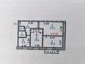 3-комнатная квартира · 51.7 м² · 5/5 этаж, Абая 36 за 17.5 млн ₸ в Костанае — фото 2