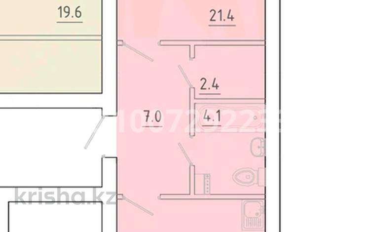 1-бөлмелі пәтер · 56.4 м² · 7/8 қабат, мкр. Алтын орда 1В — Тауелсиздик, бағасы: 21.1 млн ₸ в Актобе — фото 2