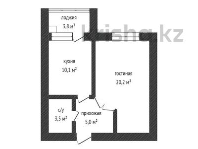 1-комнатная квартира, 40.7 м², 2/5 этаж, Алтын Орда (бывш Батыс-2) за ~ 8.1 млн 〒 в Актобе