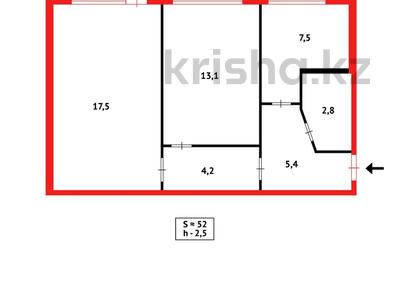 2-комнатная квартира, 52 м², 7/9 этаж, мкр Юго-Восток, Строителей за 17.5 млн 〒 в Караганде, Казыбек би р-н