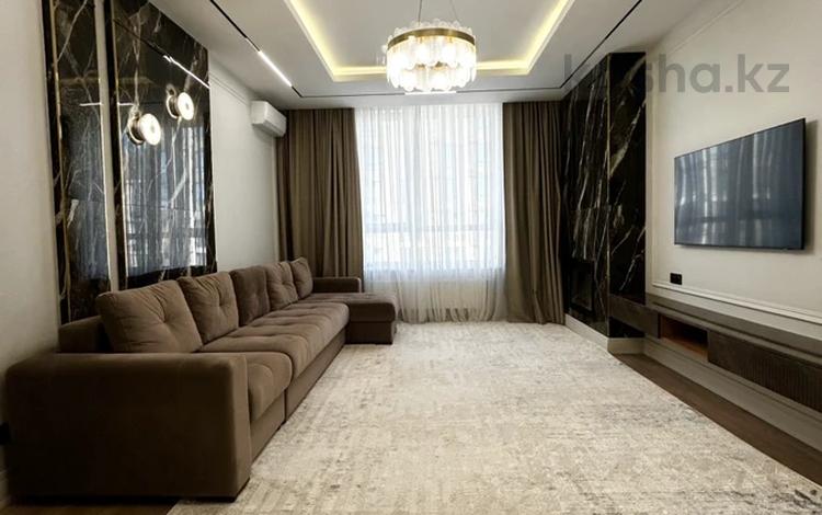 3-комнатная квартира · 105 м² · 8/9 этаж, Е 900 2 — Хан Шатыр, аллея гринлайн за 98 млн ₸ в Астане, Нура р-н — фото 2