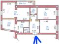 4-комнатная квартира · 94.8 м² · 1/5 этаж, мкр Самал-3, Достык — Кажымукана за 90 млн ₸ в Алматы, Медеуский р-н — фото 16