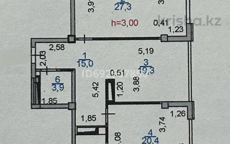 2-бөлмелі пәтер, 90 м², 8/18 қабат, Гагарина 133/1, бағасы: 65 млн 〒 в Алматы, Бостандыкский р-н — фото 2