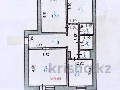 3-комнатная квартира · 66.5 м² · 2/9 этаж, Абылай Хана 49 — Майлина - Мусрепова за 23.5 млн 〒 в Астане, Алматы р-н