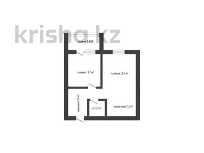 2-бөлмелі пәтер · 52.9 м² · 4/9 қабат, Жумабаева 13/1, бағасы: 21 млн ₸ в Кокшетау