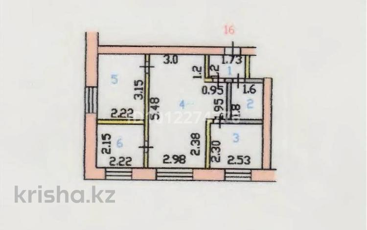 3-бөлмелі пәтер · 41 м² · 1/4 қабат, Амангельды 141 — улица Конституции Казахстана, бағасы: 14 млн ₸ в Петропавловске — фото 2