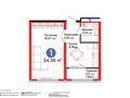 1-бөлмелі пәтер · 34.5 м² · 7/9 қабат, Е 652, бағасы: 19.5 млн ₸ в Астане, Есильский р-н