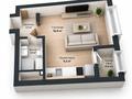 1-бөлмелі пәтер · 30.1 м² · 10/12 қабат, Нұркент ш/а 8, бағасы: ~ 24.9 млн ₸ в Алматы, Алатауский р-н
