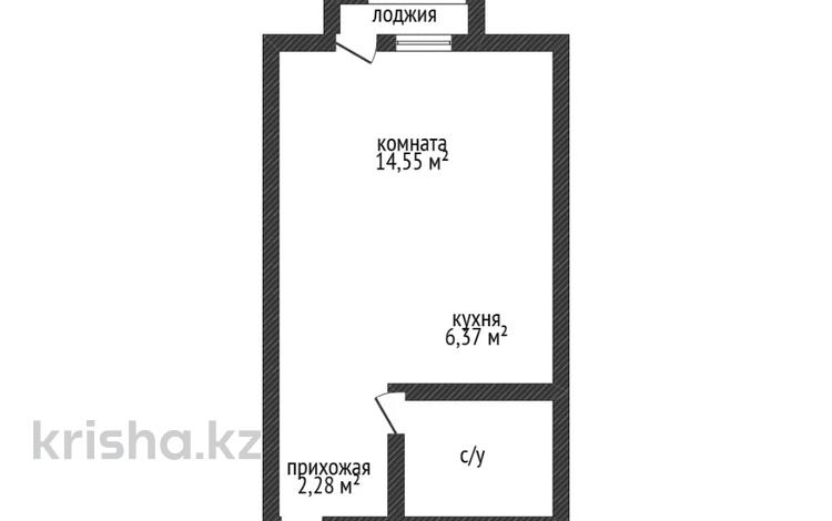 1-бөлмелі пәтер · 27 м² · 3/4 қабат, Камшат Доненбаевой, бағасы: 13.9 млн ₸ в Костанае — фото 2