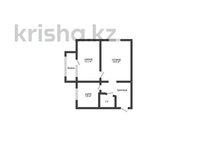 2-комнатная квартира · 41.9 м² · 5/5 этаж, 50 лет Октября за 9.5 млн ₸ в Рудном
