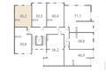 1-комнатная квартира · 38.8 м² · 4/9 этаж, мкр Шугыла 342/1 за 21.8 млн ₸ в Алматы, Наурызбайский р-н — фото 2