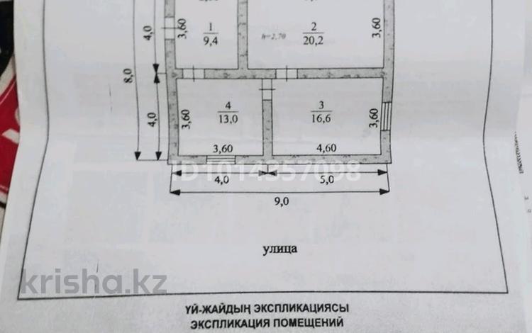Дача · 4 комнаты · 100 м² · 8 сот., Жидек 21 за 6 млн ₸ в Таразе — фото 2