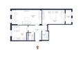 2-комнатная квартира · 84.2 м² · 6/10 этаж, Азильхан Нуршаихов 6 за 46 млн ₸ в Астане, Нура р-н