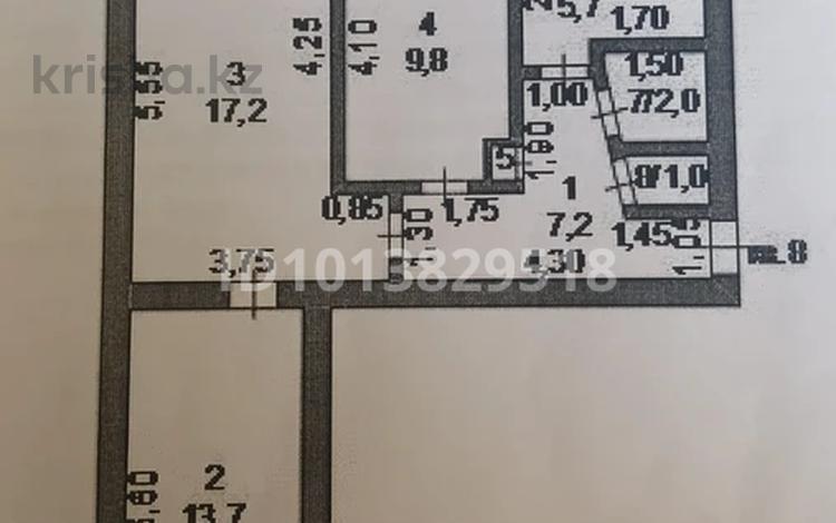 3-бөлмелі пәтер · 80 м² · 2/5 қабат, Б.Момышулы 58, бағасы: 15 млн ₸ в Щучинске — фото 2