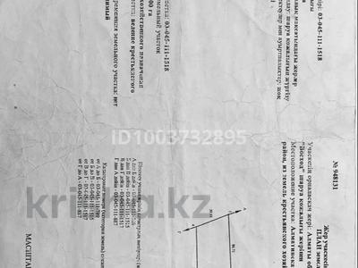 Участок · 34 сотки, Узынагаш — Восход Земля хозяйственного производства за 25 млн ₸ в Жамбыл (Жамбылский район)
