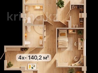 3-комнатная квартира · 140.2 м² · 3/4 этаж, МТФ 3 за 140.2 млн ₸ в Алматы