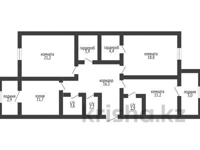 3-комнатная квартира · 104.9 м² · 7/10 этаж, Центральный 59А за ~ 39.4 млн 〒 в Кокшетау