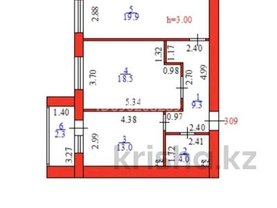 2-комнатная квартира, 66 м², 2/12 этаж, жошы хан 13 — 809 улица за ~ 30 млн 〒 в Астане