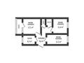 3-бөлмелі пәтер · 63.9 м² · 2/6 қабат, Курганская 4, бағасы: 24.5 млн ₸ в Костанае — фото 2