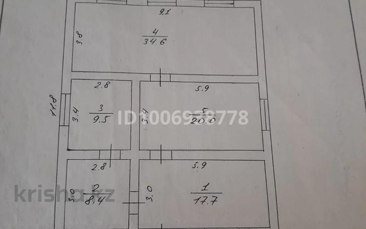 Дача · 5 комнат · 90.2 м² · 15 сот., Жаңа құрлыс 8 за 15 млн 〒 в Аксукенте — фото 2