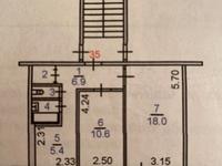 2-бөлмелі пәтер, 46 м², 2/5 қабат, Наримановская 122/1, бағасы: 15 млн 〒 в Костанае