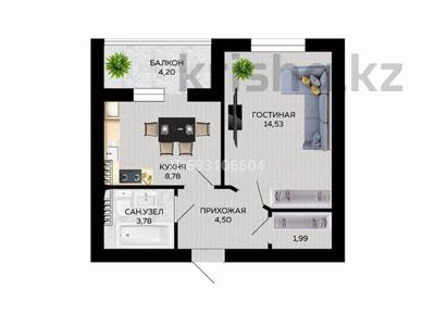 1-комнатная квартира, 38 м², 5/6 этаж, 39-й микрорайон 11 за 7 млн 〒 в Актау