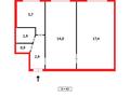 2-бөлмелі пәтер · 42.9 м² · 1/5 қабат, Пришахтинск, 23й микрорайон 10, бағасы: 11.5 млн ₸ в Караганде, Алихана Бокейханова р-н — фото 11
