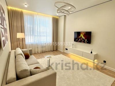 2-комнатная квартира · 60 м² · 12/16 этаж, Райымбек батыр 2 — Тауелсиздик-Нац.Музей,Лрт,Презид.парк за 57.2 млн ₸ в Астане, Сарайшык р-н