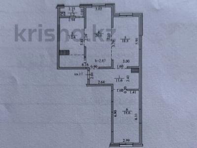 3-комнатная квартира · 89.2 м² · 5/6 этаж, Халиулина 140/5 за 57 млн ₸ в Алматы, Медеуский р-н