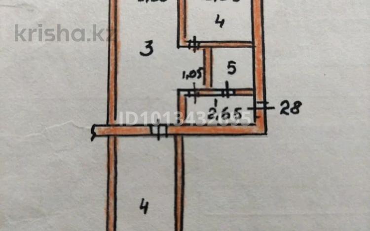 2-комнатная квартира · 41.3 м² · 4/5 этаж, Интернаоциональная 77 — Магазин ,,Жанар" за 17 млн ₸ в Петропавловске — фото 2