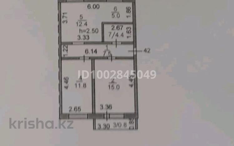 3-комнатная квартира · 57 м² · 4/5 этаж, Абая 151 — Абая Гоголя за 23 млн ₸ в Костанае — фото 2