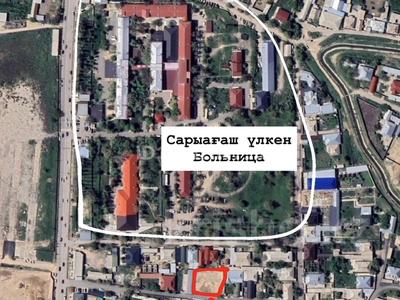 Жер телімі · 9 сотық, Б.Оспанов 14 — Кафе Шал, бағасы: 13 млн ₸ в Сарыагаш