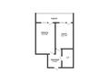 1-комнатная квартира · 41.8 м² · 2/4 этаж, Береке за 18.5 млн ₸ в Костанае — фото 9