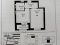 1-бөлмелі пәтер · 42.25 м² · 8/9 қабат, Шамши Калдаяков 14, бағасы: 29.3 млн ₸ в Астане, Сарайшык р-н