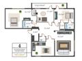 4-комнатная квартира, 167.04 м², Акмешит 19 за ~ 111.9 млн 〒 в Астане, Есильский р-н — фото 2