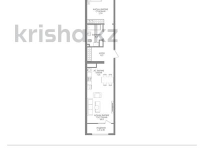 2-бөлмелі пәтер · 52.7 м² · 12/15 қабат, Райымбека 210/27 — Комиссию с покупателя не берём — все услуги для вас бесплатны⭐️⭐️, бағасы: ~ 35.6 млн ₸ в Алматы, Алмалинский р-н