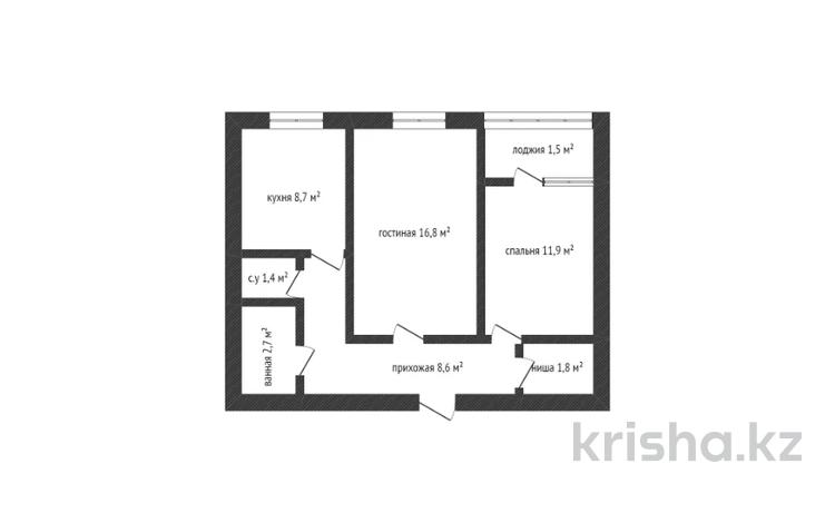 2-комнатная квартира, 52 м², 3/6 этаж, Коктем 11 за 22.5 млн 〒 в Кокшетау — фото 2